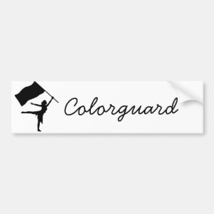 Colorguard Bumper Sticker
