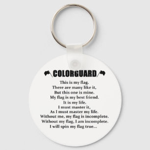 Colorguard Cadence Keychain