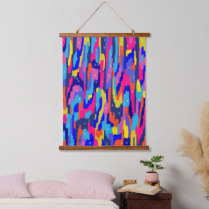 Coloring Book Abstract Art Hanging Tapestry