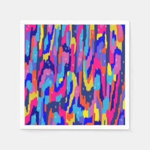 Coloring Book Abstract Napkin