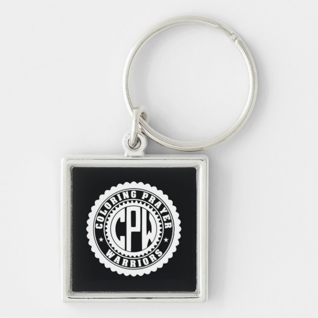 @ColoringPrayerWarriors Logo Keychain (Front)
