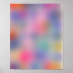Colors Blooming 04 Aura Gradient Poster