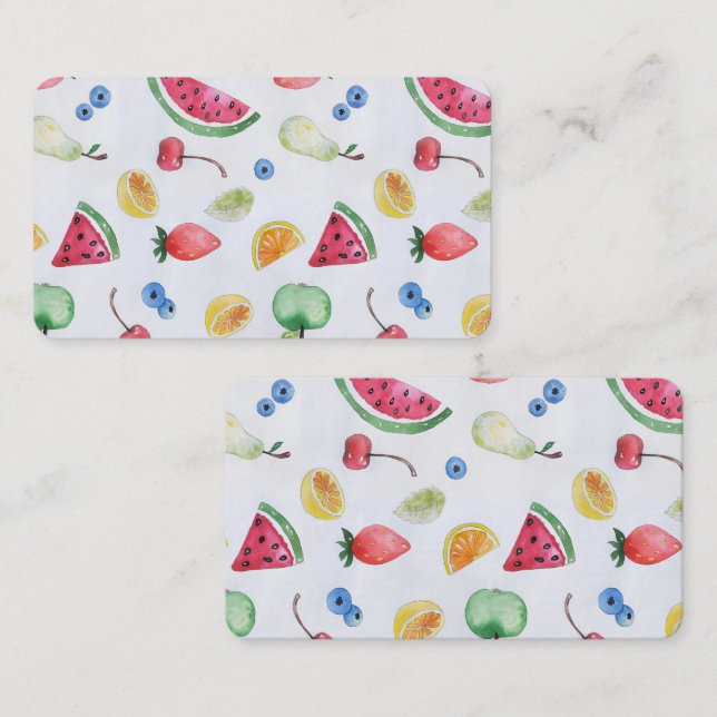 COLORS FRUIT  BUSINESS CARD (Front/Back)
