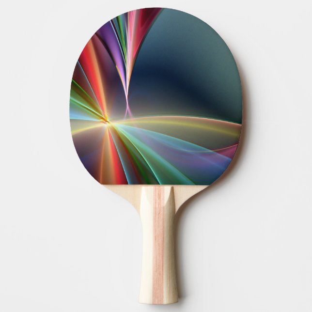 Colors in lines ping pong paddle (Front)