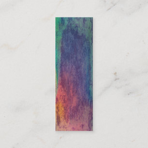 Colors of opal texture mini business card