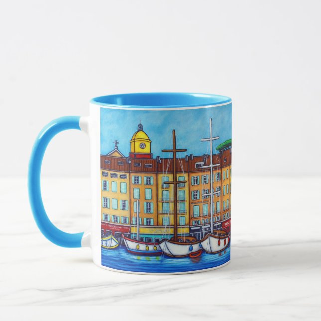 Colors of Saint-Tropez Mug by Lisa Lorenz (Left)
