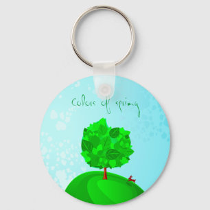 Colors of spring, keychain