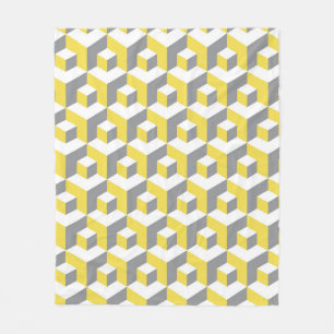 Colors of year 2021 illuminating yellow and ultima fleece blanket