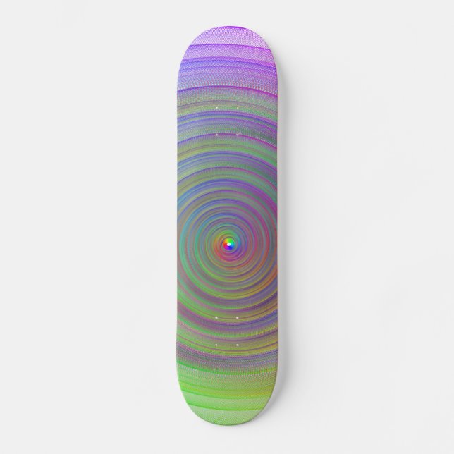 Colorswirl Board Skateboard (Front)