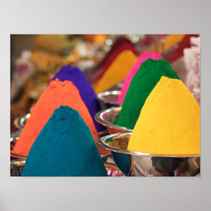 Colorul Holi Powder Paint Poster