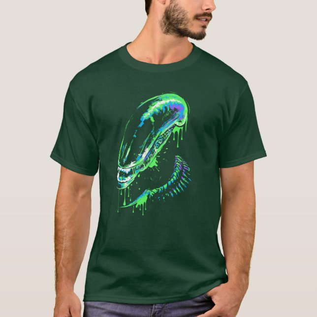 Colorul Xenomorph funny T-Shirt (Front)