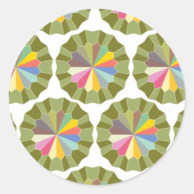 colorwheel classic round sticker (Front)