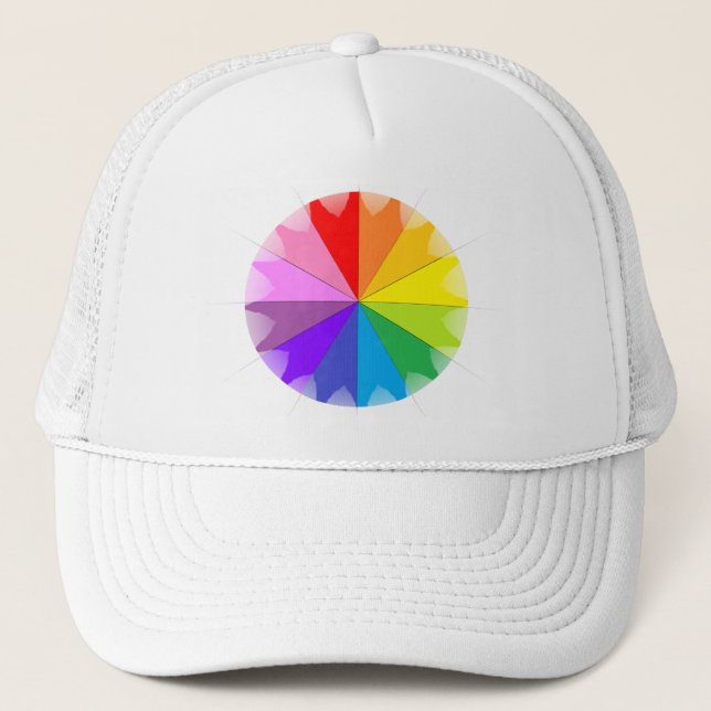 Colorwheel Rainbow Gifts Trucker Hat (Front)