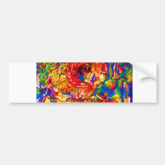 colorwhirled bumper sticker