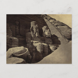 Colossal Figures, Abu Sunbul, Egypt Postcard