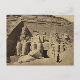Colossal Figures, the Great Temple at Abu Sunbul Postcard