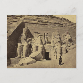 Colossal Figures, the Great Temple at Abu Sunbul Postcard