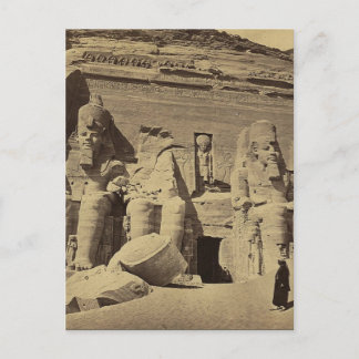 Colossal Figures, the Great Temple at Abu Sunbul Postcard