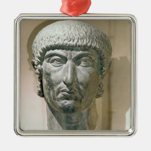 Colossal head of Emperor Constantine I Metal Ornament