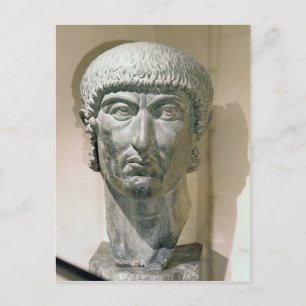 Colossal head of Emperor Constantine I Postcard