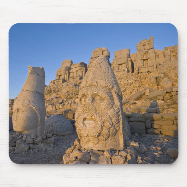 Colossal head statues of Gods guarding the Mouse Pad (Front)