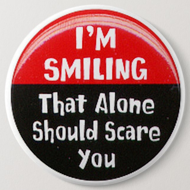 COLOSSAL Humourous, 6 inch Backpack Pins buttons (Front)