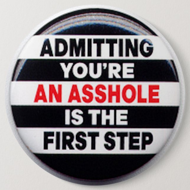 COLOSSAL Humourous, 6 inch Backpack Pins buttons (Front)