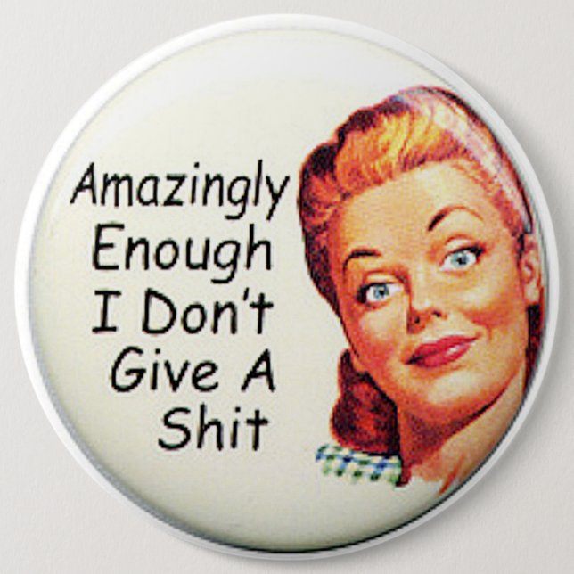 COLOSSAL Humourous, 6 inch Backpack Pins buttons (Front)