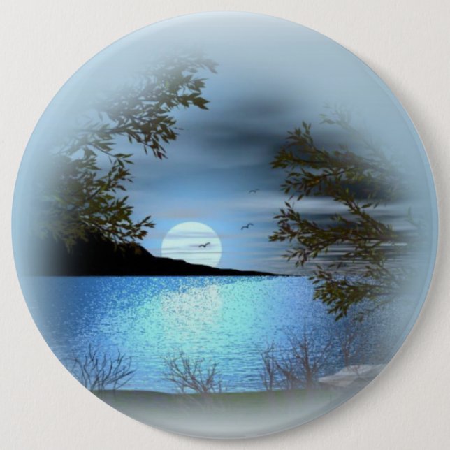 COLOSSAL Lake Beach, 6 inch Pins buttons (Front)