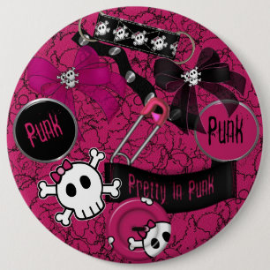 COLOSSAL Punk, 6 inch Pins buttons