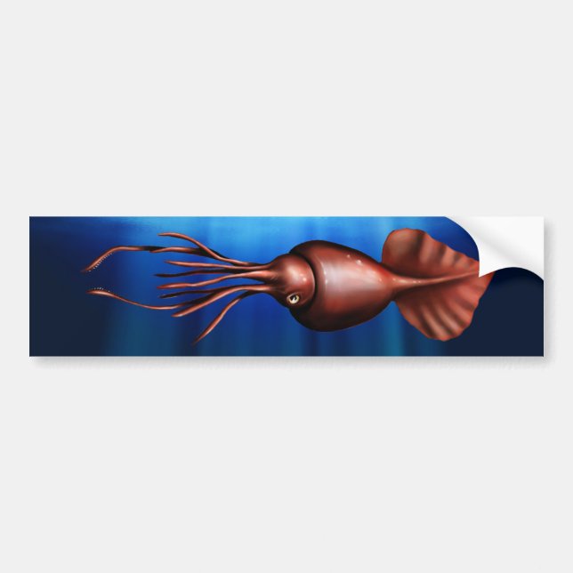 Colossal Squid Bumper Sticker (Front)