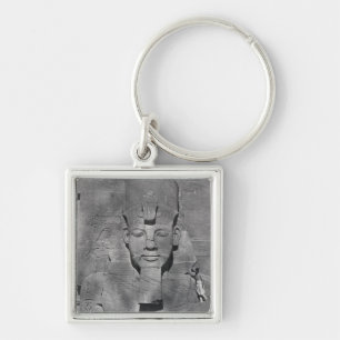Colossal statue of Ramesses II at Abu Simbel, 1850 Key Ring
