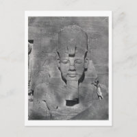Colossal statue of Ramesses II at Abu Simbel, 1850