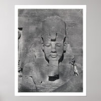 Colossal statue of Ramesses II at Abu Simbel, 1850