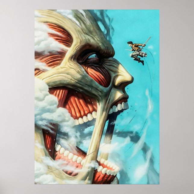 Colossal Titan  Attack On Titan Poster (Front)