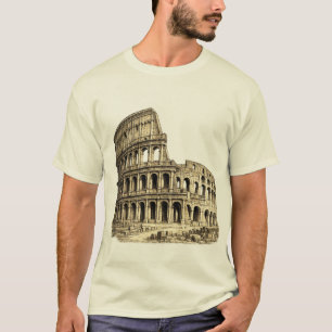 Colosseo Romano Antique Colosseum Engraving T-Shirt