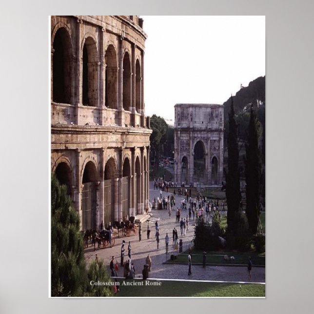 Colosseum Ancient Rome pose Poster (Front)