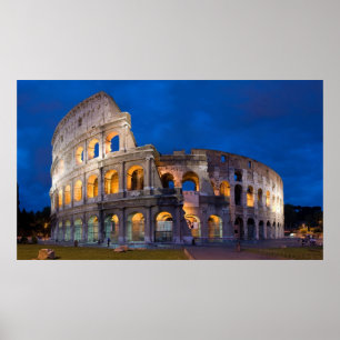 Colosseum at Dusk Poster