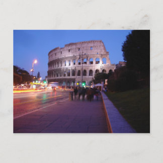Colosseum at Night Postcard