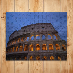 Colosseum at Night Rome Italy Jigsaw Puzzle