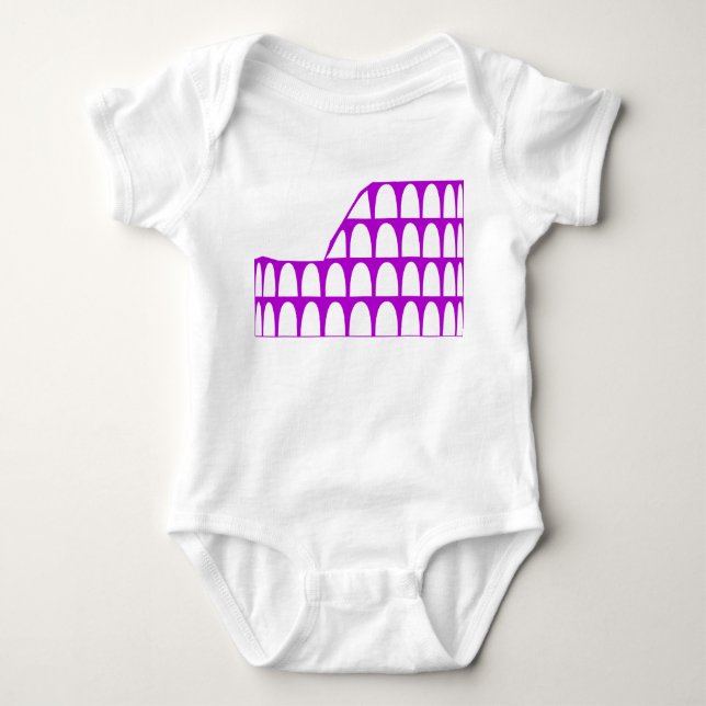 Colosseum Baby Bodysuit (Front)