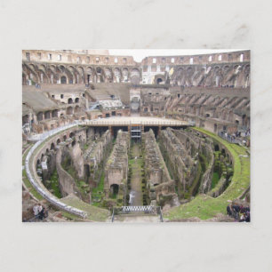 colosseum circle postcard