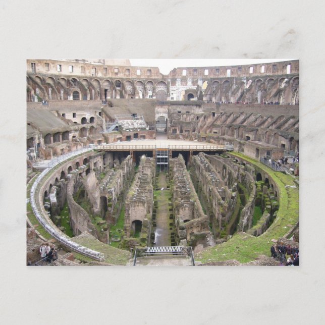 colosseum circle postcard (Front)