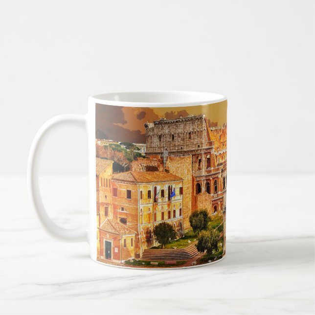 Colosseum Coliseum Italy Rome #6 Coffee Mug (Left)