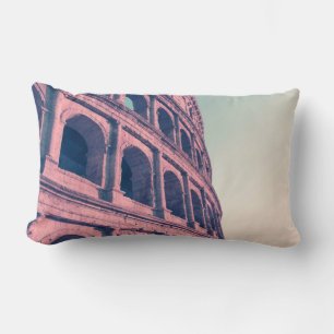 Colosseum in Rome. Monumental 3-tiered Roman Lumbar Cushion