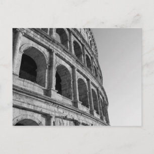 Colosseum in Rome. Monumental Roman amphitheatre Postcard