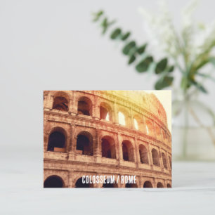 Colosseum in Rome Postcard