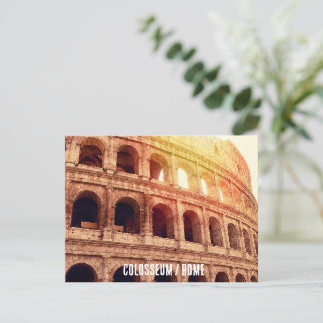 Colosseum in Rome Postcard (Standing Front)