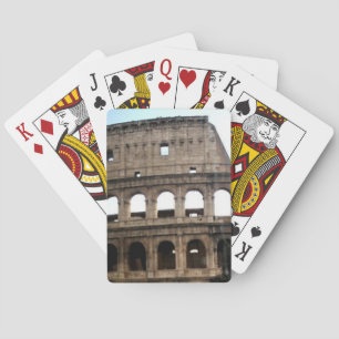 Colosseum Italian Travel Photo Playing Cards