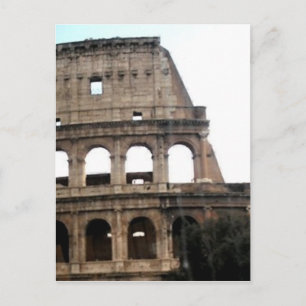 Colosseum Italian Travel Photo Postcard
